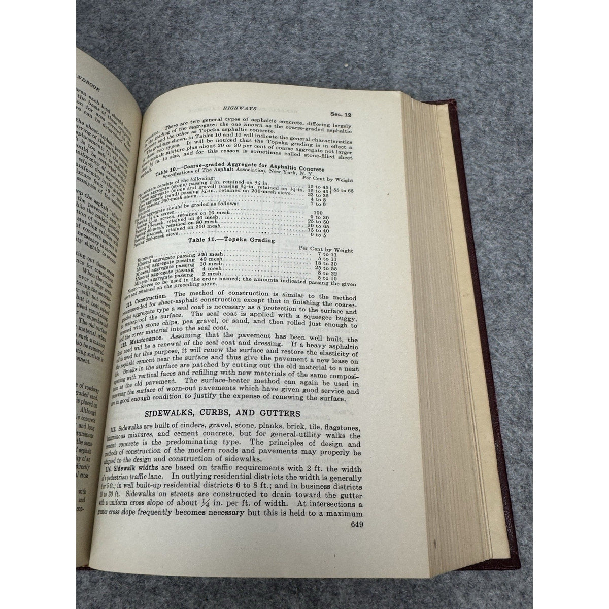 1940 General Engineering Handbook O’Rourke 2nd Ed 4th Impression HC