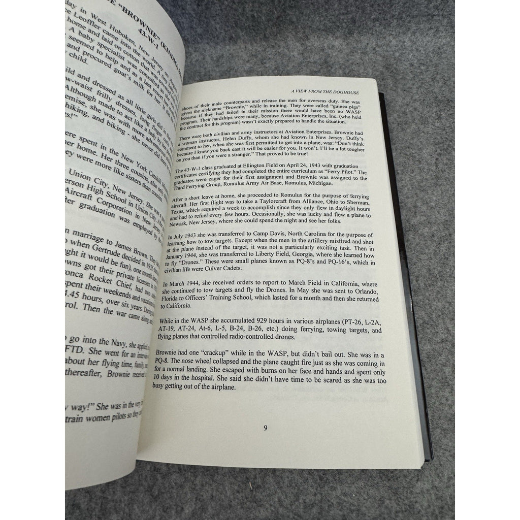 A View from the Doghouse: Of the 319Th Aafwftd by Celeste Graves Signed