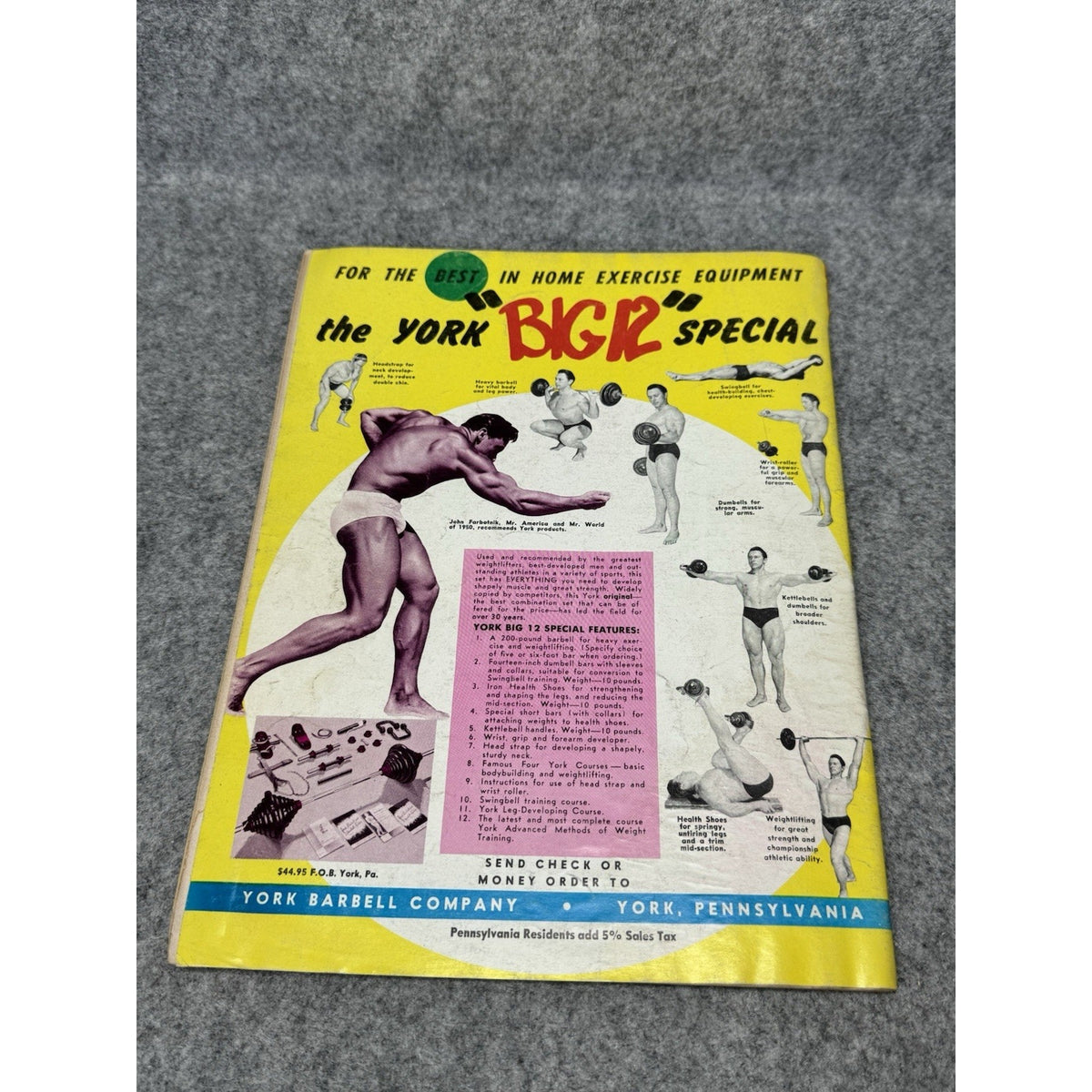 Muscular Development May 1965 Val Vasilieff Larry Scott Reg Park Magazine