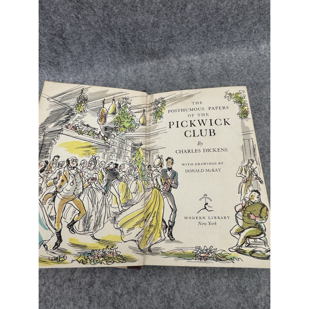 1943 The Posthumous Papers of the Pickwick Club Dickens HC ML