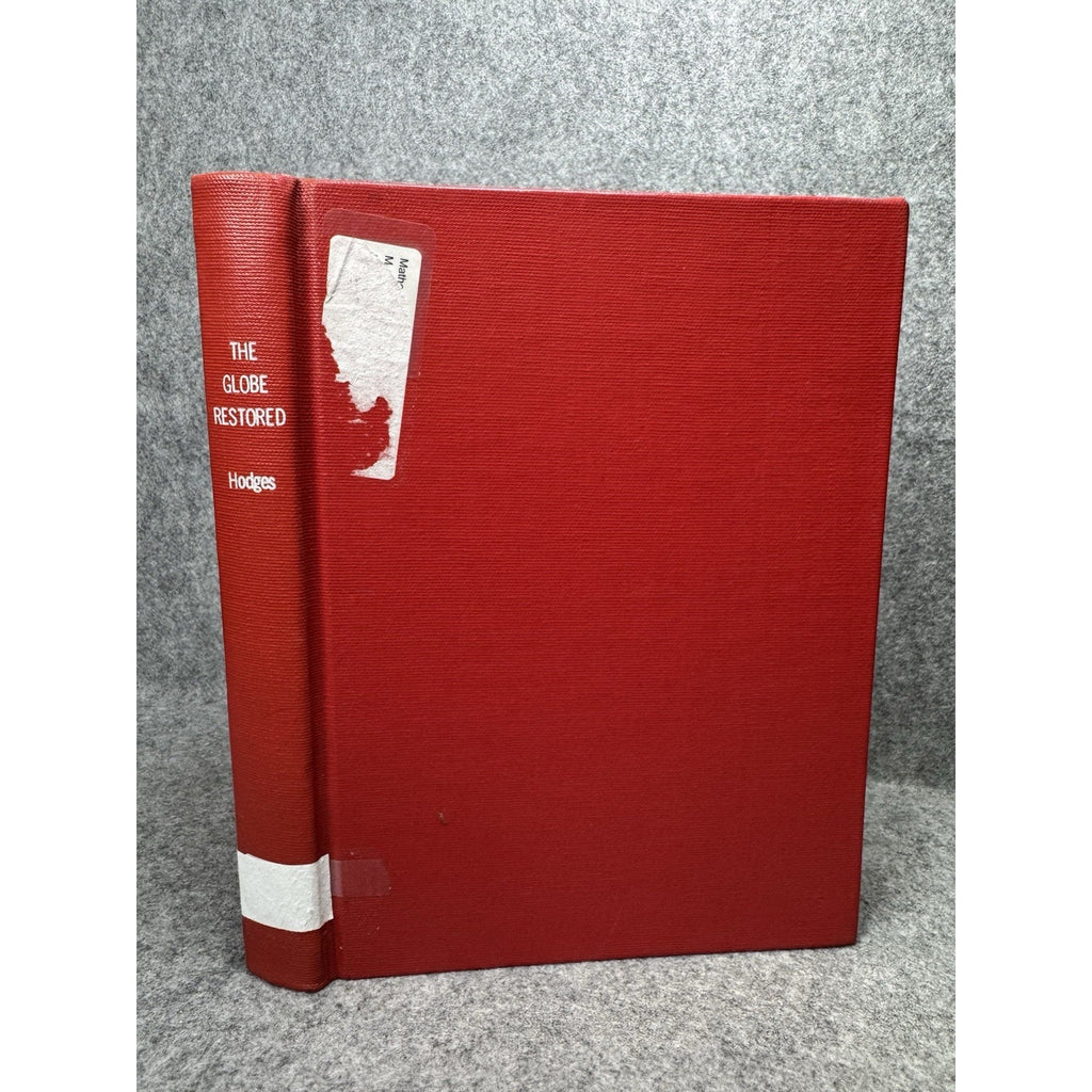 The Globe Restored C Walter Hodges 1954 First American Edition Shakespeare