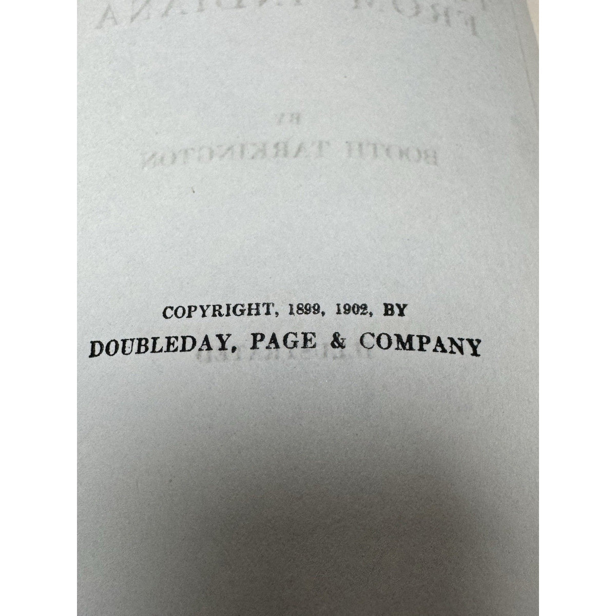 1919 The Gentleman from Indiana Booth Tarkington Illustrated Hardcover