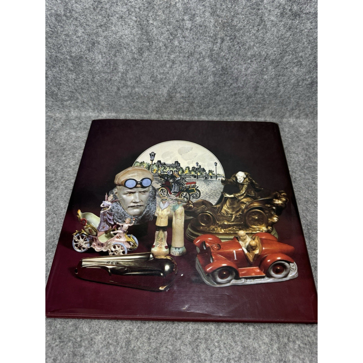 1990 The Motor Car in Art John J Zolomij Signed Automotive Art Hardcover DJ