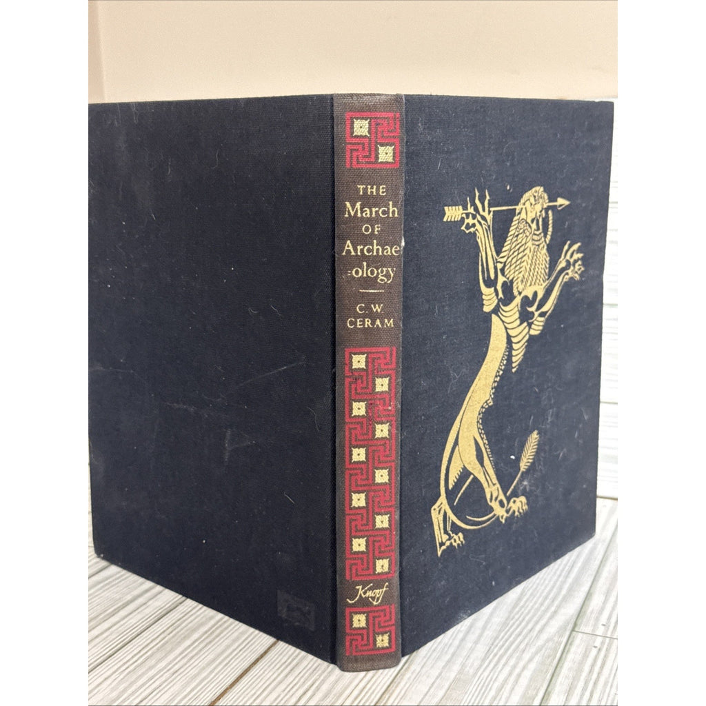 The March of Archaeology by CW Ceram HC DJ 1958 1st American Edition