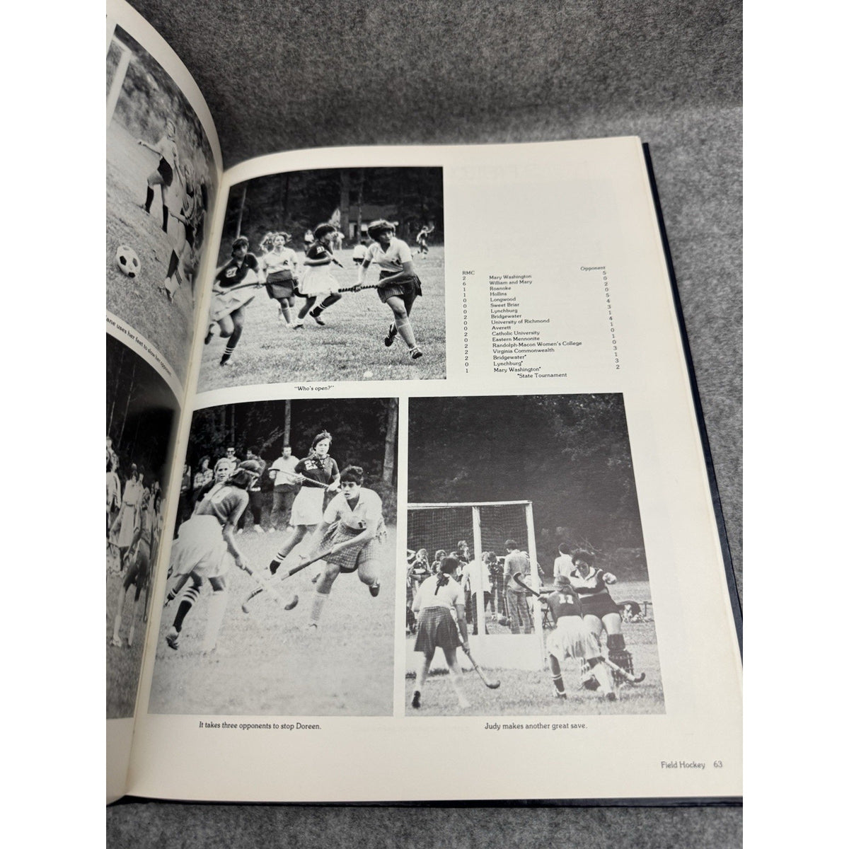 1982 Yellow Jacket Randolph-Macon College Ashland VA Yearbook HC