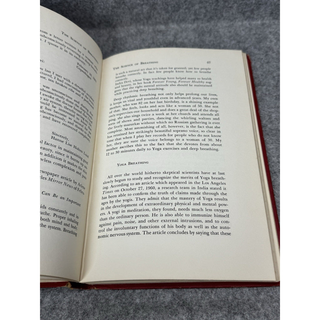 1963 Renew Your Life Through Yoga Indra Devi First Edition Hardcover