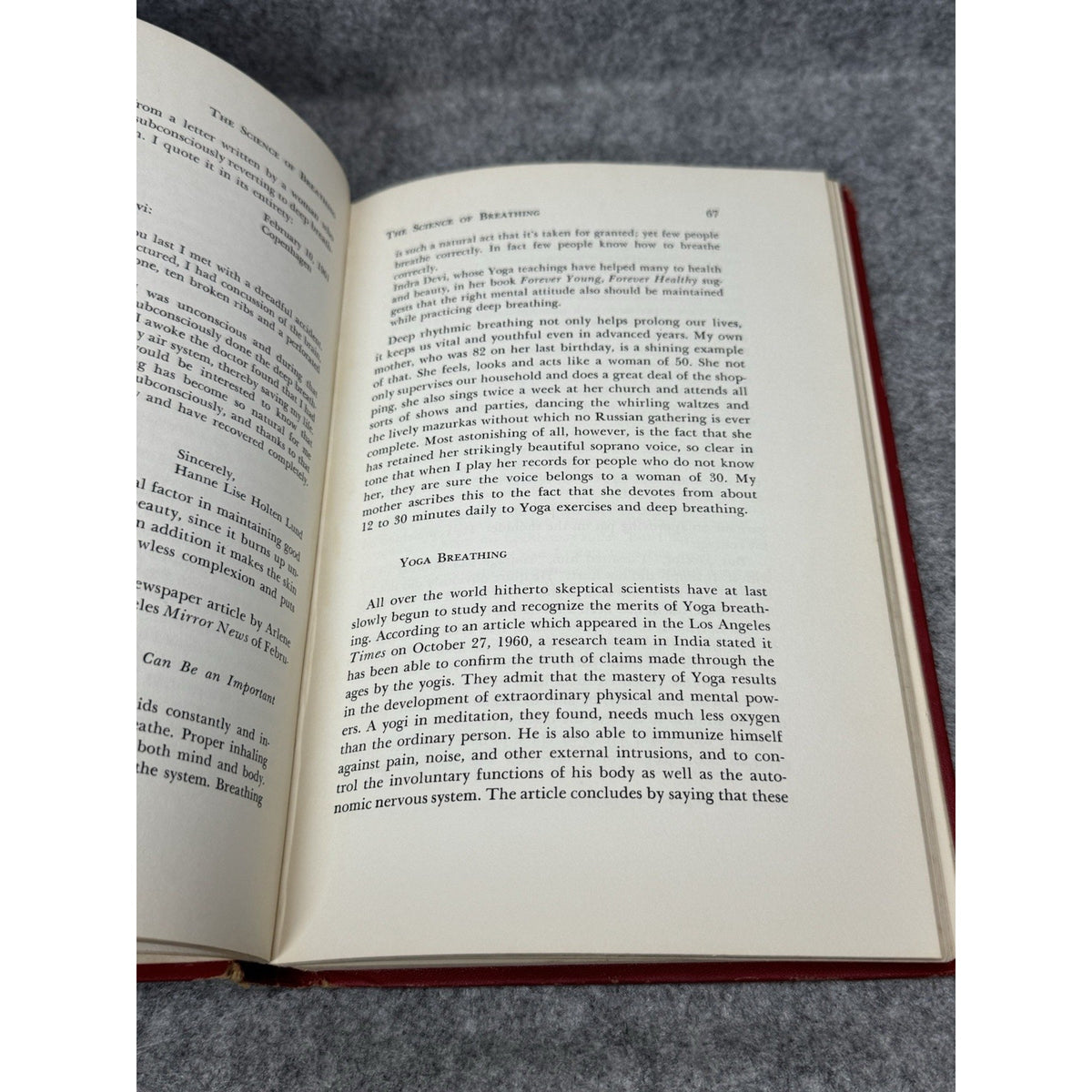 1963 Renew Your Life Through Yoga Indra Devi First Edition Hardcover