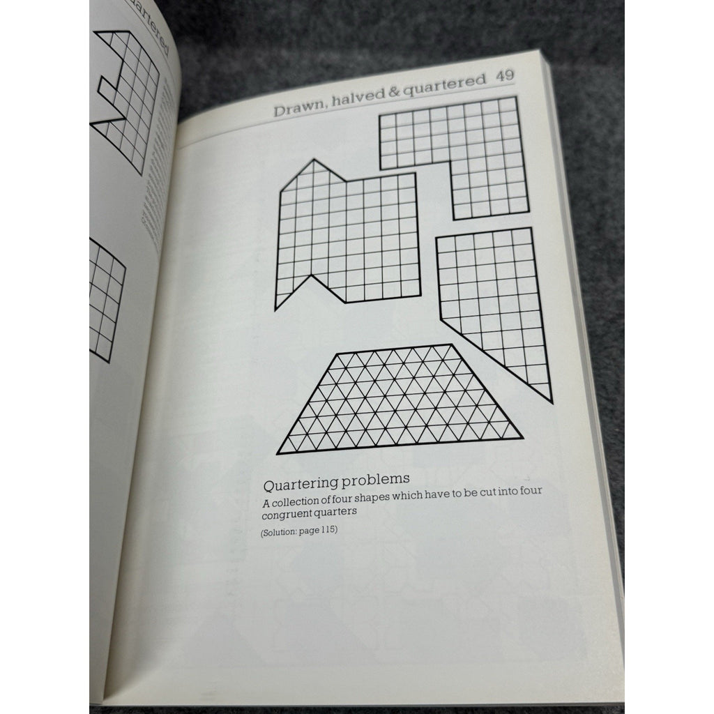 Ivan Moscovich’s Super-Games 1985 First U.S. Edition Puzzle Book Paperback