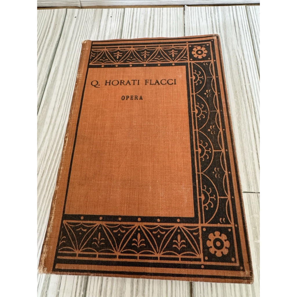 Q Horati Flacci Opera Oxford Clarendon Latin Softcover Antique