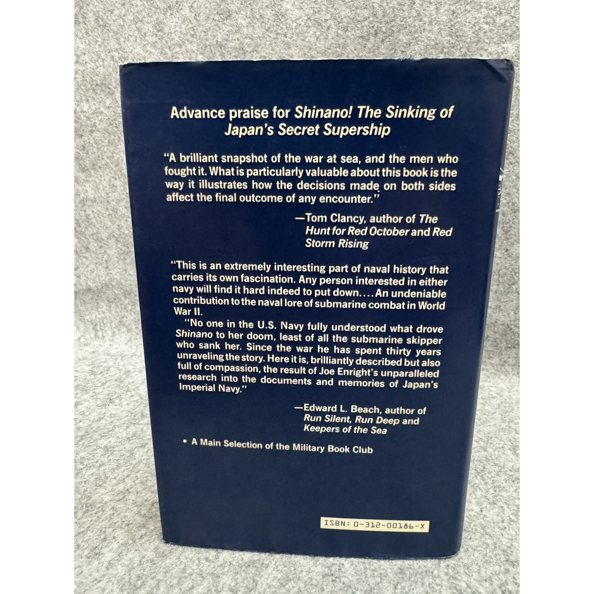 Shinano! Sinking of Japan’s Secret Supership 1987 1st Ed HC/DJ WWII Navy