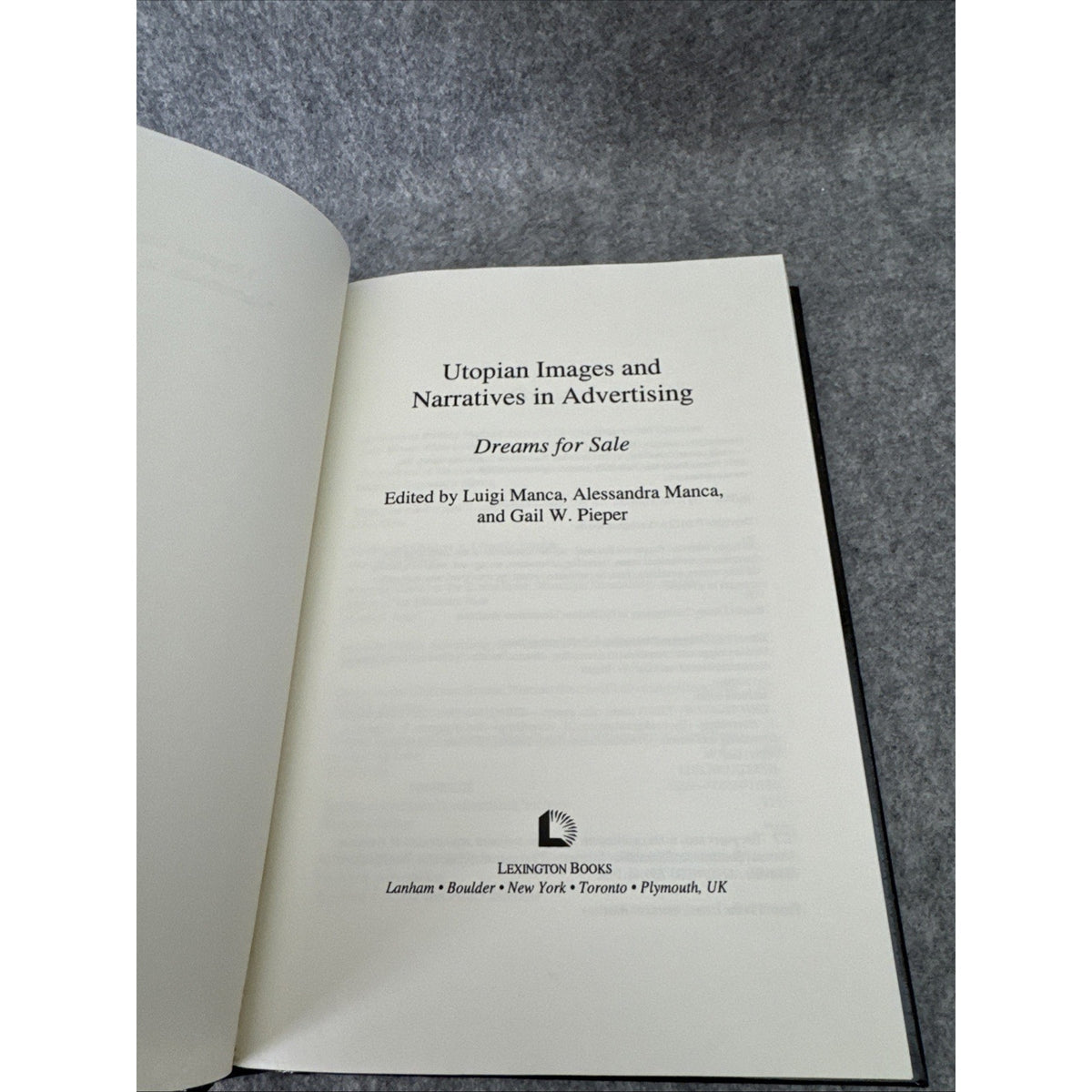 Utopian Images and Narratives in Advertising : Dreams for Sale by Jean-Marie...