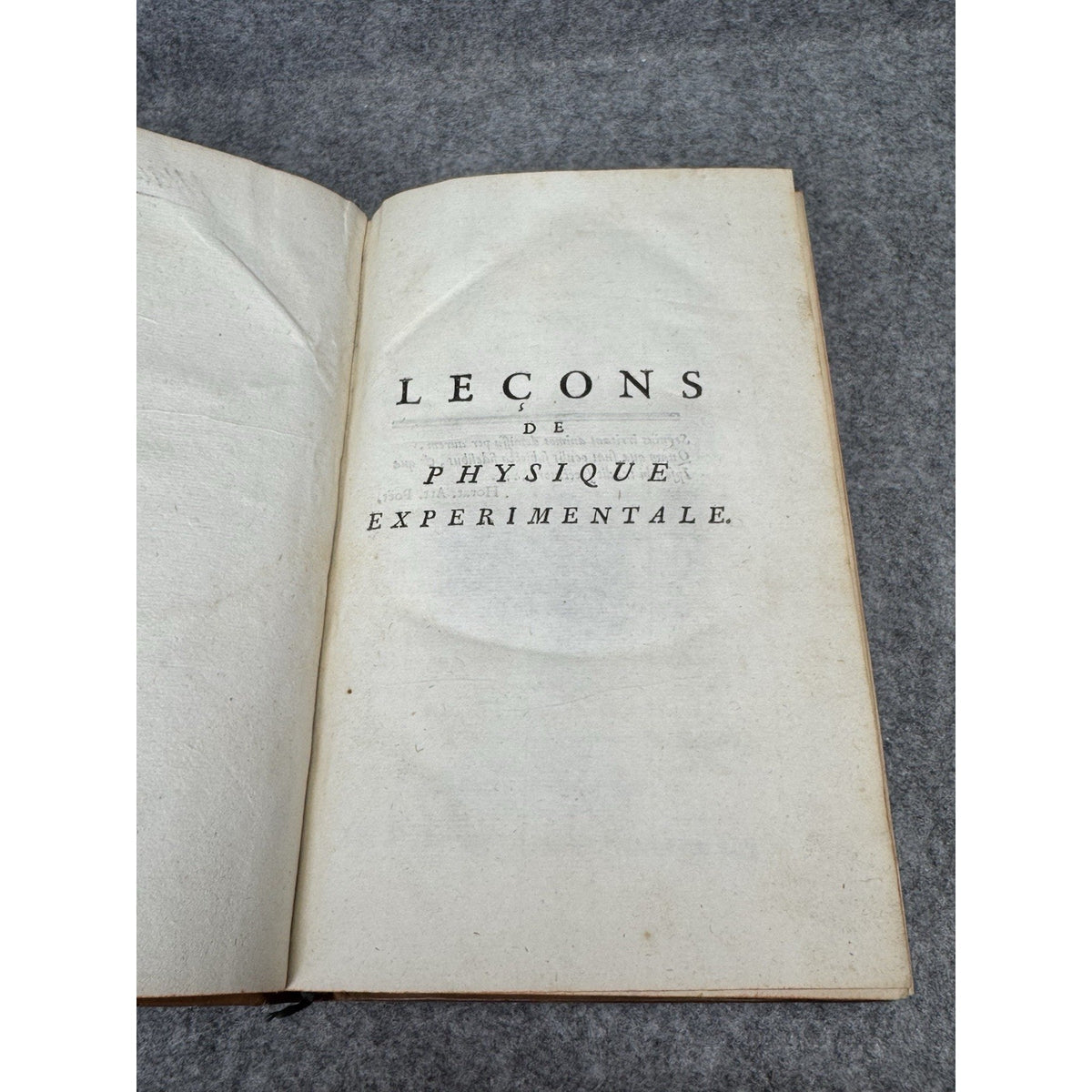 1742 Roger Cotes Experimental Physics 1st French Ed Newton 6 Plates Leather