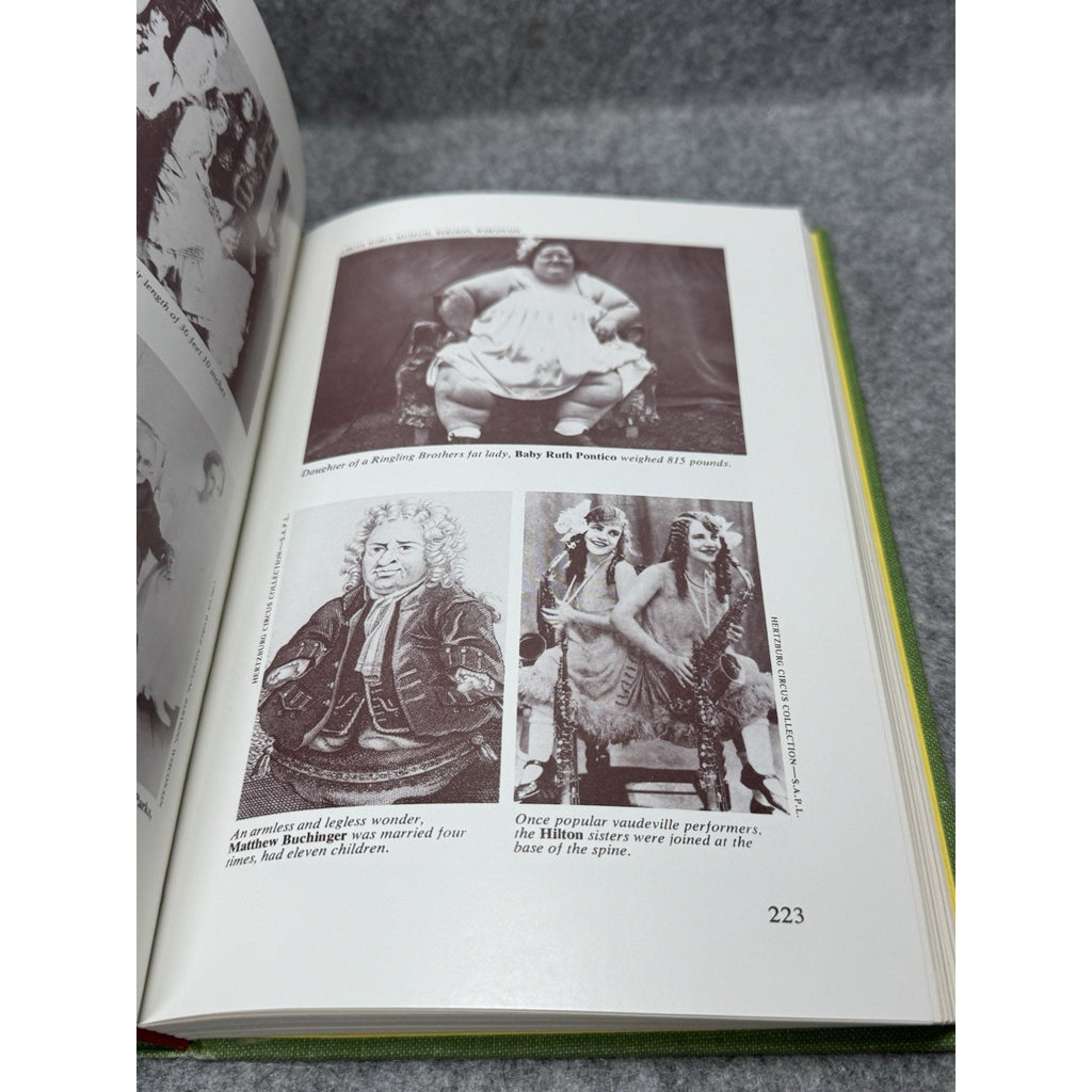 Very Special People Frederick Drimmer Human Oddities Circus History 1973 HC