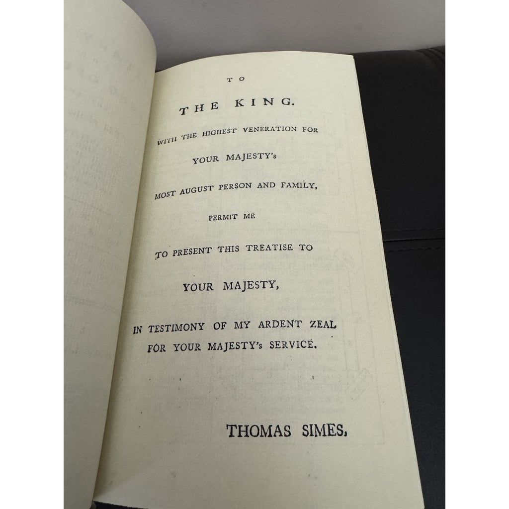 Military Guide Young Officers Thomas Simes Leather Custom Bound 1980