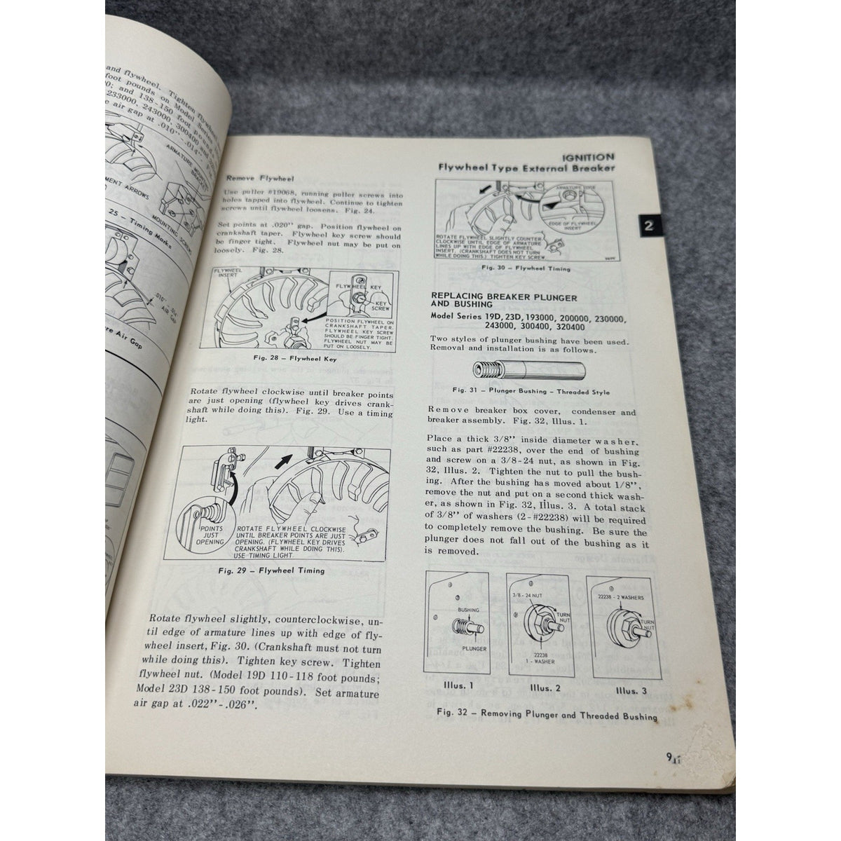 Vintage Briggs & Stratton Service Repair Manual 270962 Small Engine L-Head