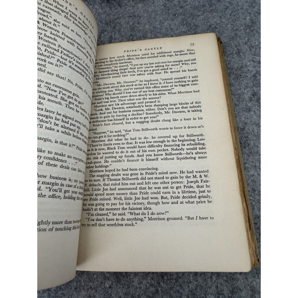 1949 Pride’s Castle Frank Yerby Hardcover Dial Press Historical Novel