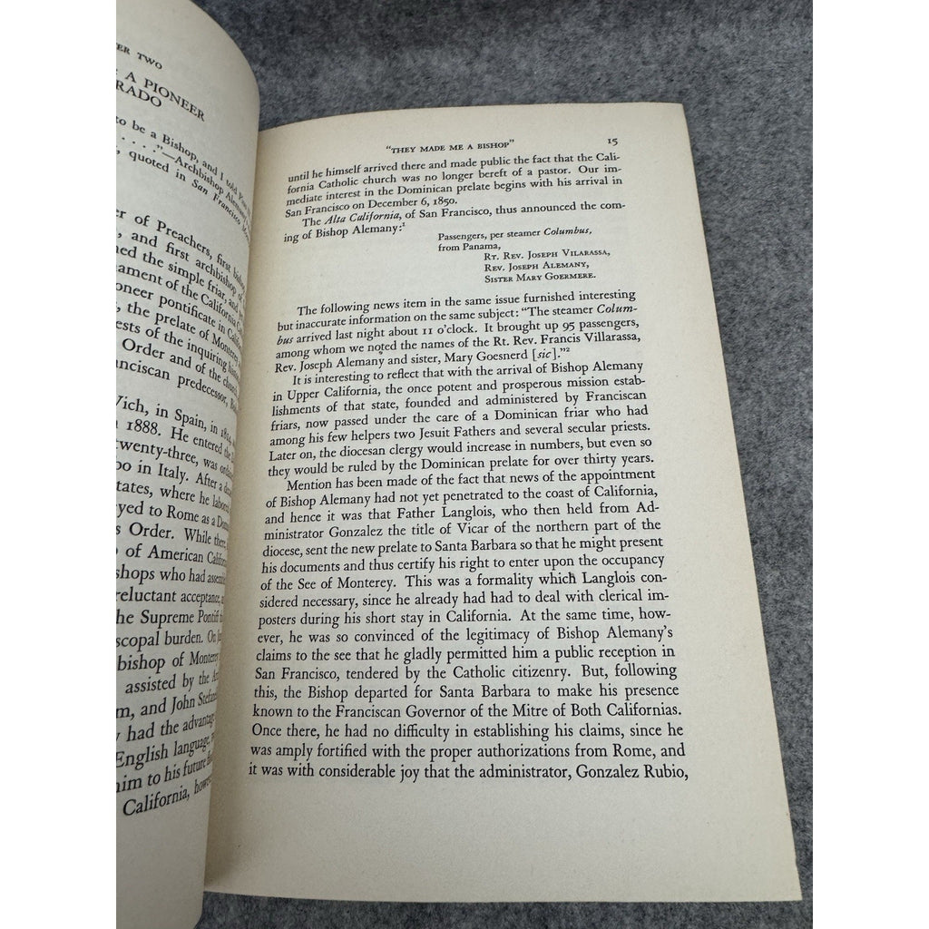 1949 Eloquent Indian James Bouchard California Jesuit HC 1st Stanford
