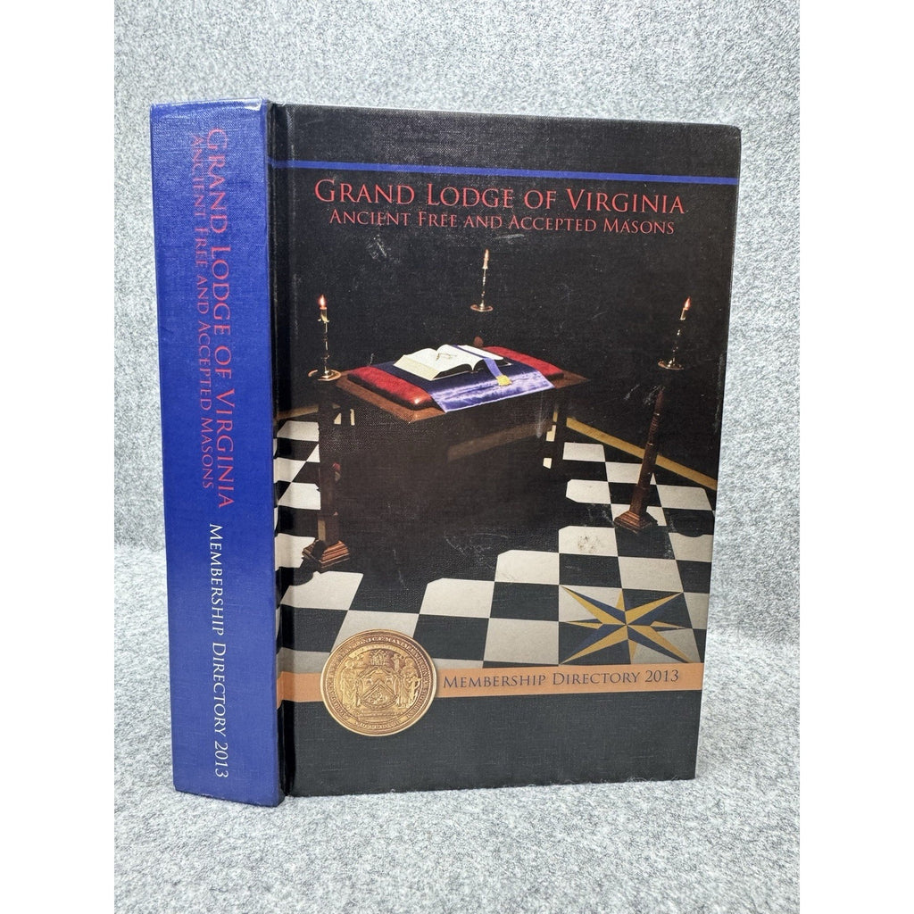 Grand Lodge of Virginia 2013 Masonic Membership Directory Freemasonry HC