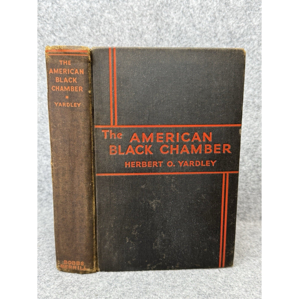 Rare 1931 American Black Chamber Yardley 1st Ed Cryptography Espionage Spy