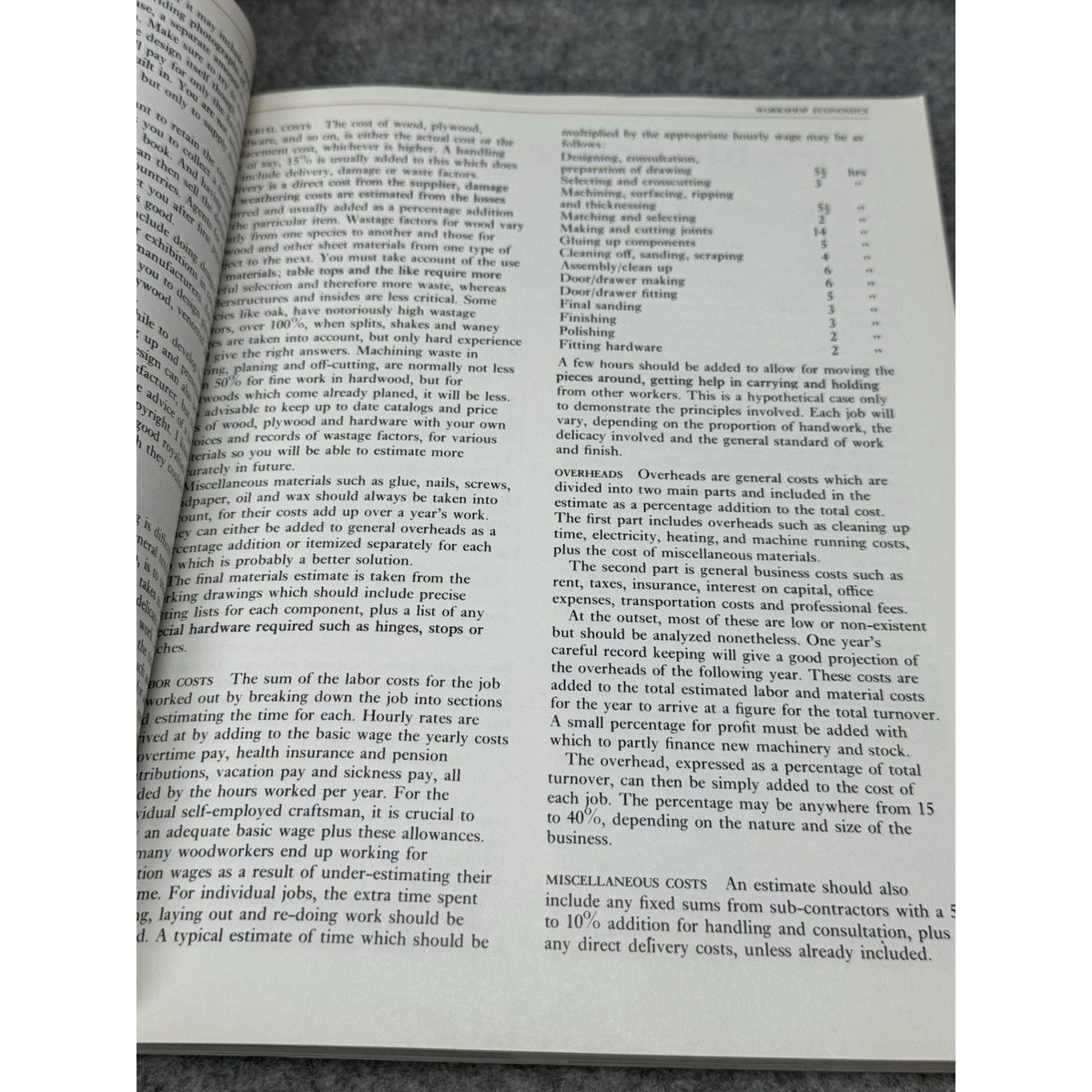 The Woodworker’s Bible Alf Martensson 1979 Woodworking Tools Furniture Paperback