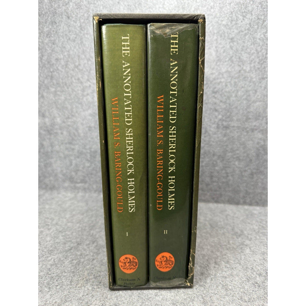 The Annotated Sherlock Holmes 2 Vol Set Baring-Gould 1972/74 DJ Slipcase