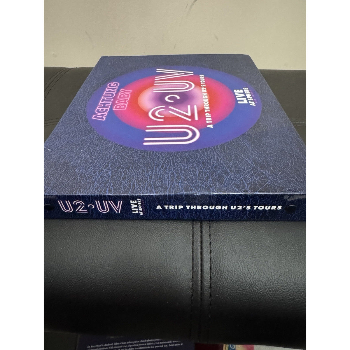 U2 UV Achtung Baby Live Sphere VIP Box Medallion COA #16359
