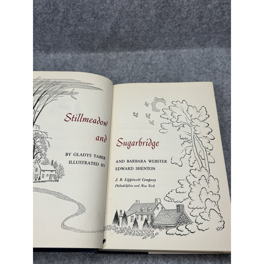 1953 Stillmeadow and Sugarbridge Gladys Taber 1st Edition HC Dust Jacket
