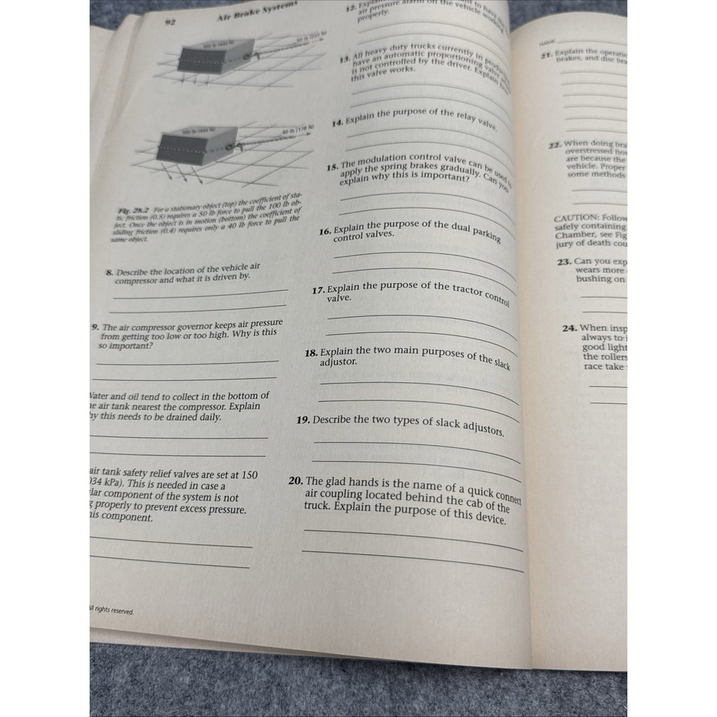 Workbook for Diesel Mechanics, Fourth Edition - Erich J. Schulz / Ben L. Evridge