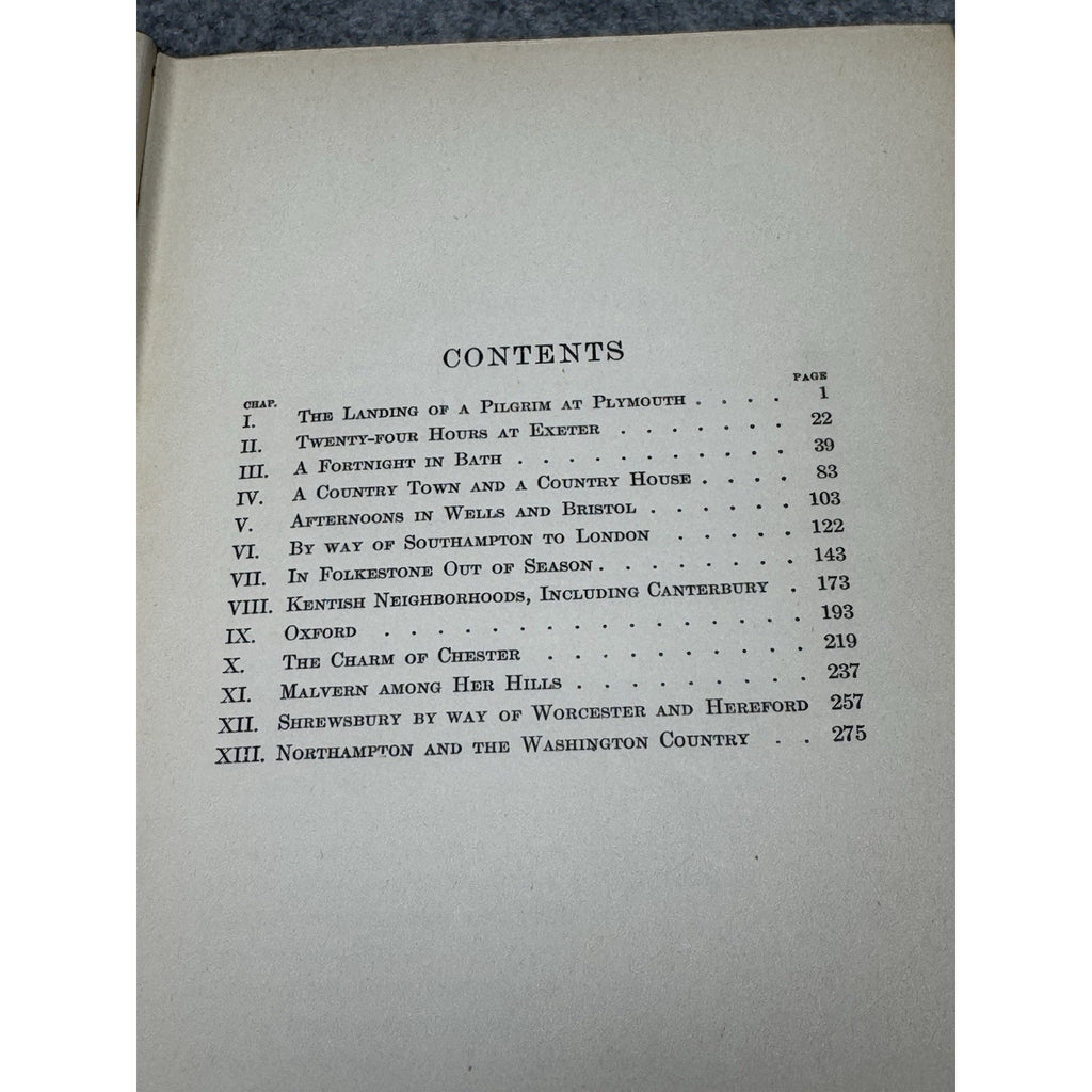 1906 Certain Delightful English Towns W.D. Howells 1st Edition Illustrated