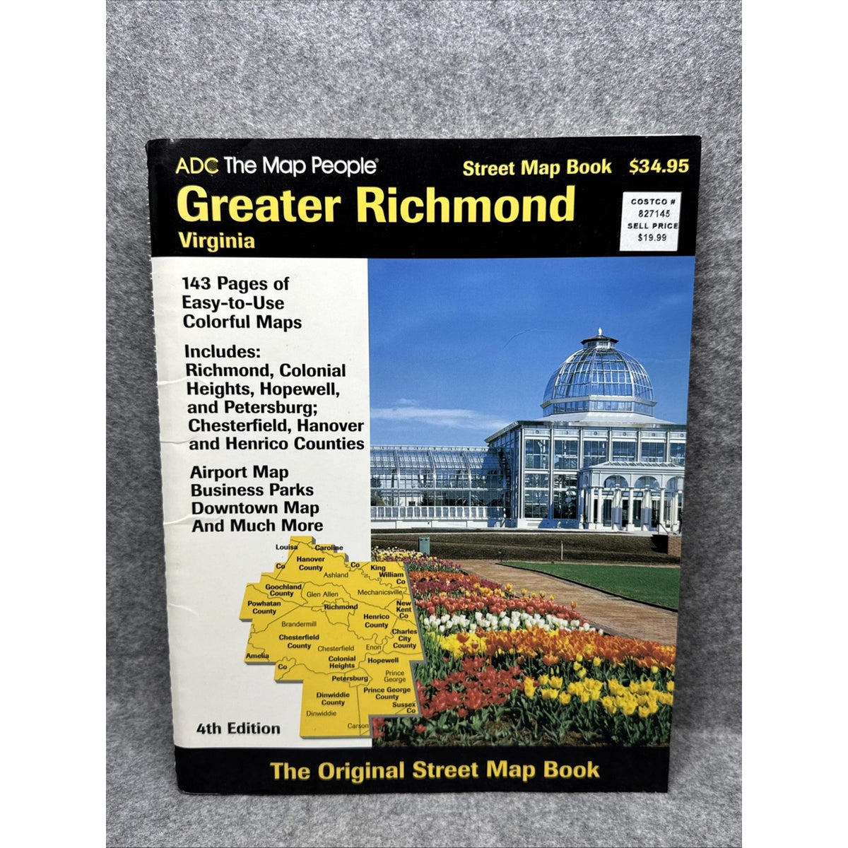 Richmond, VA Greater Atlas by the Map People Staff ADC (2004, Other)