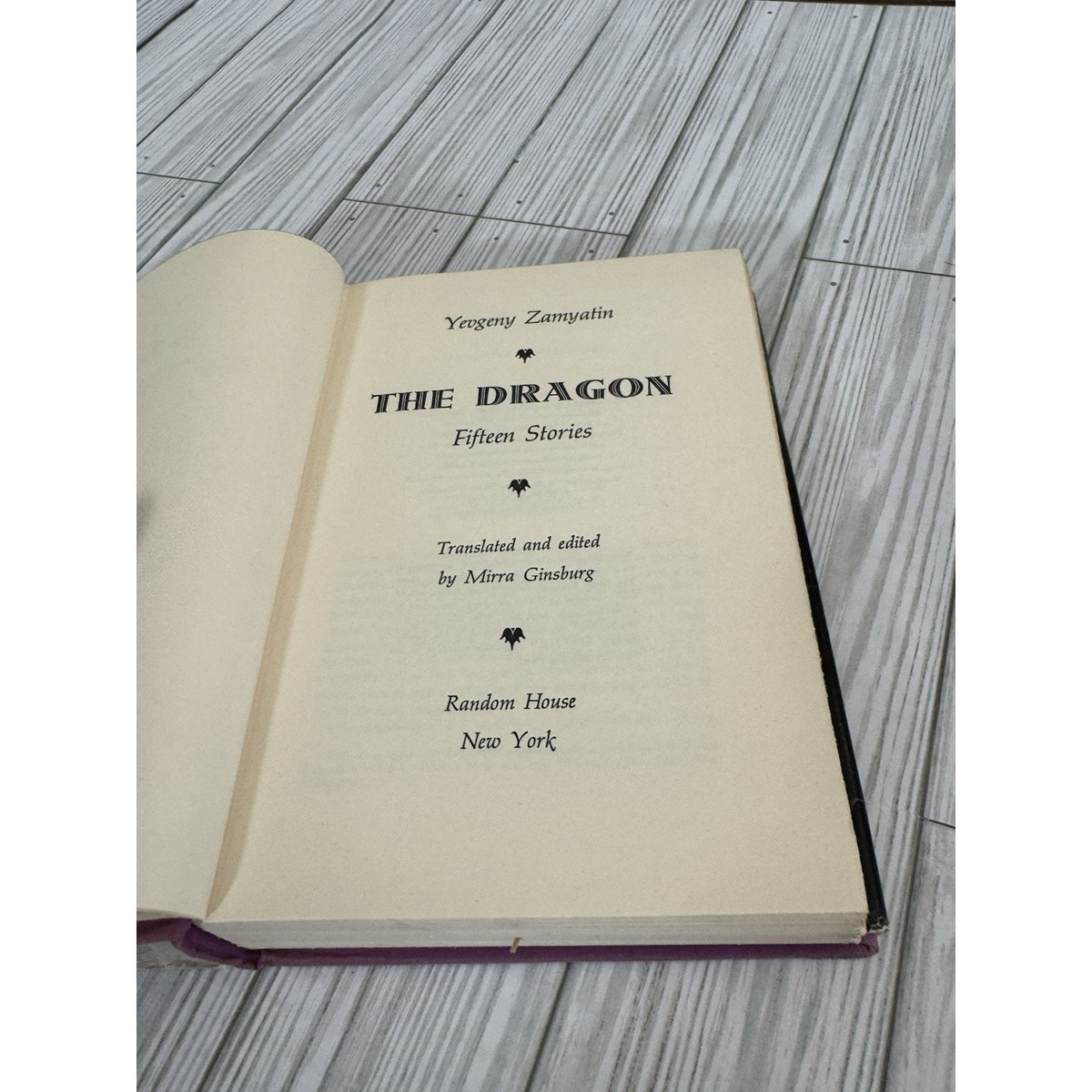 The Dragon: Fifteen Stories by Yevgeny Zamyatin — First Printing 1967 HC w/ DJ