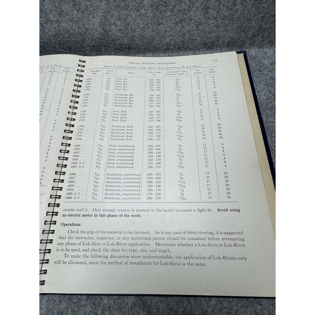 Aircraft Riveting Albert H Nisita 1942 WWII Aviation P-40 Airacobra Manual