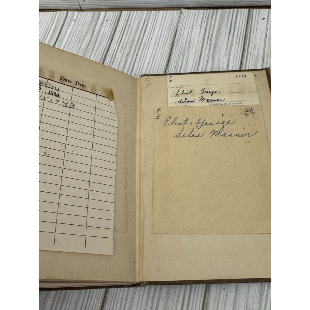 Silas Marner George Eliot Merrill’s English Texts 1908 HC Vintage