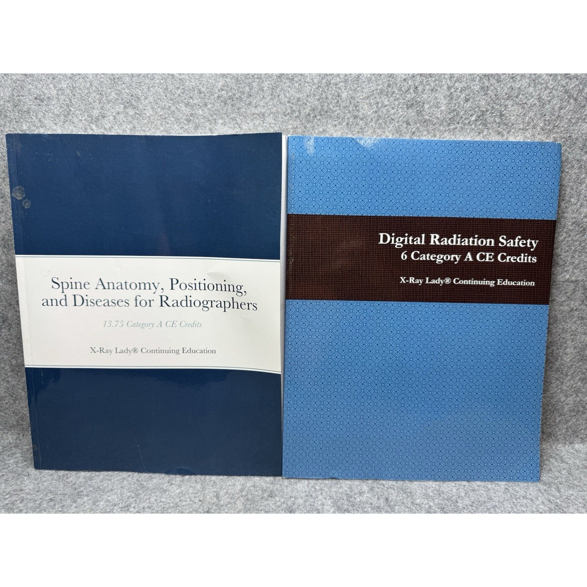 X-Ray Lady Radiography CE Books Spine Anatomy Digital Radiation Safety Lot