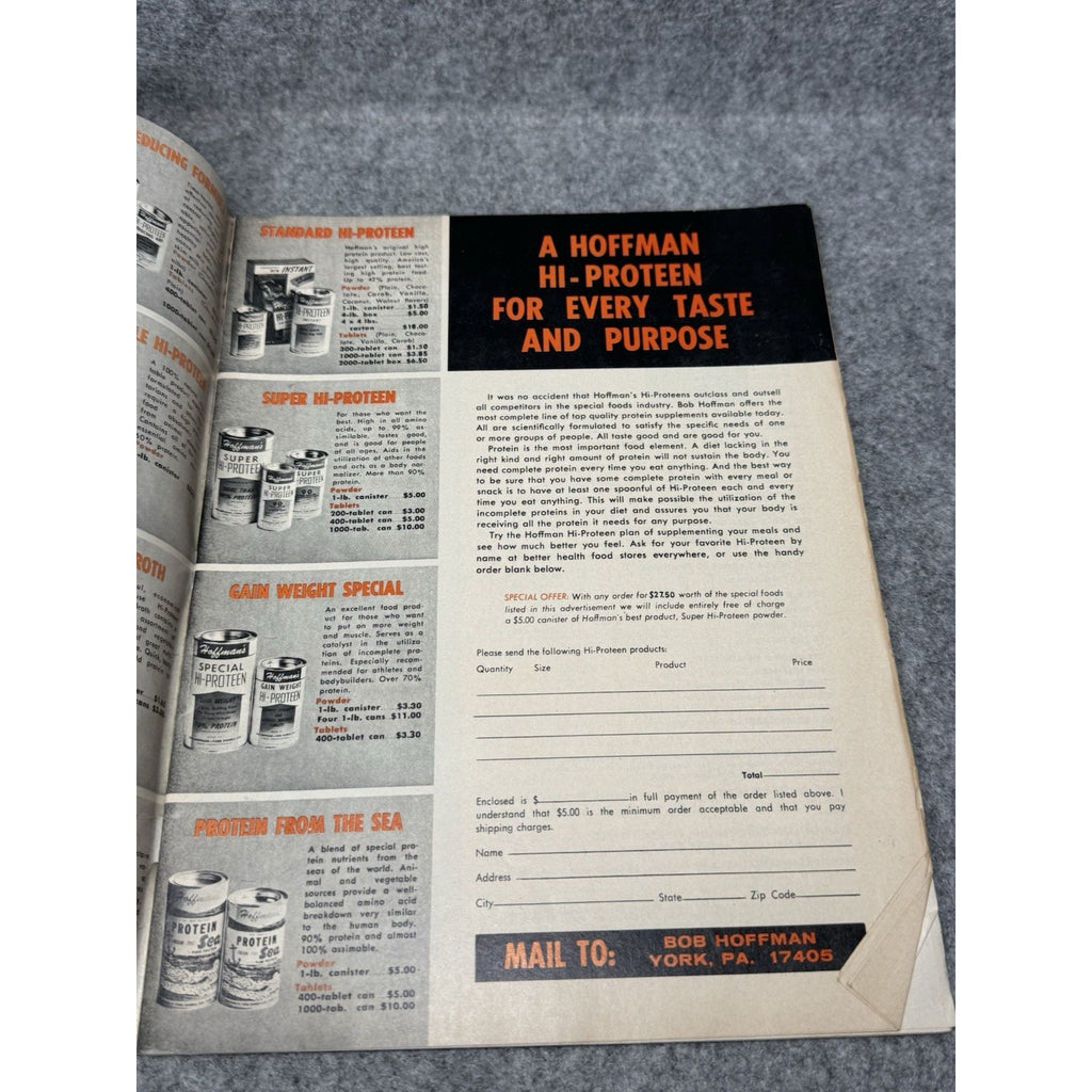 Strength & Health June 1966 Gable Boudreaux Bodybuilding Magazine York Barbell