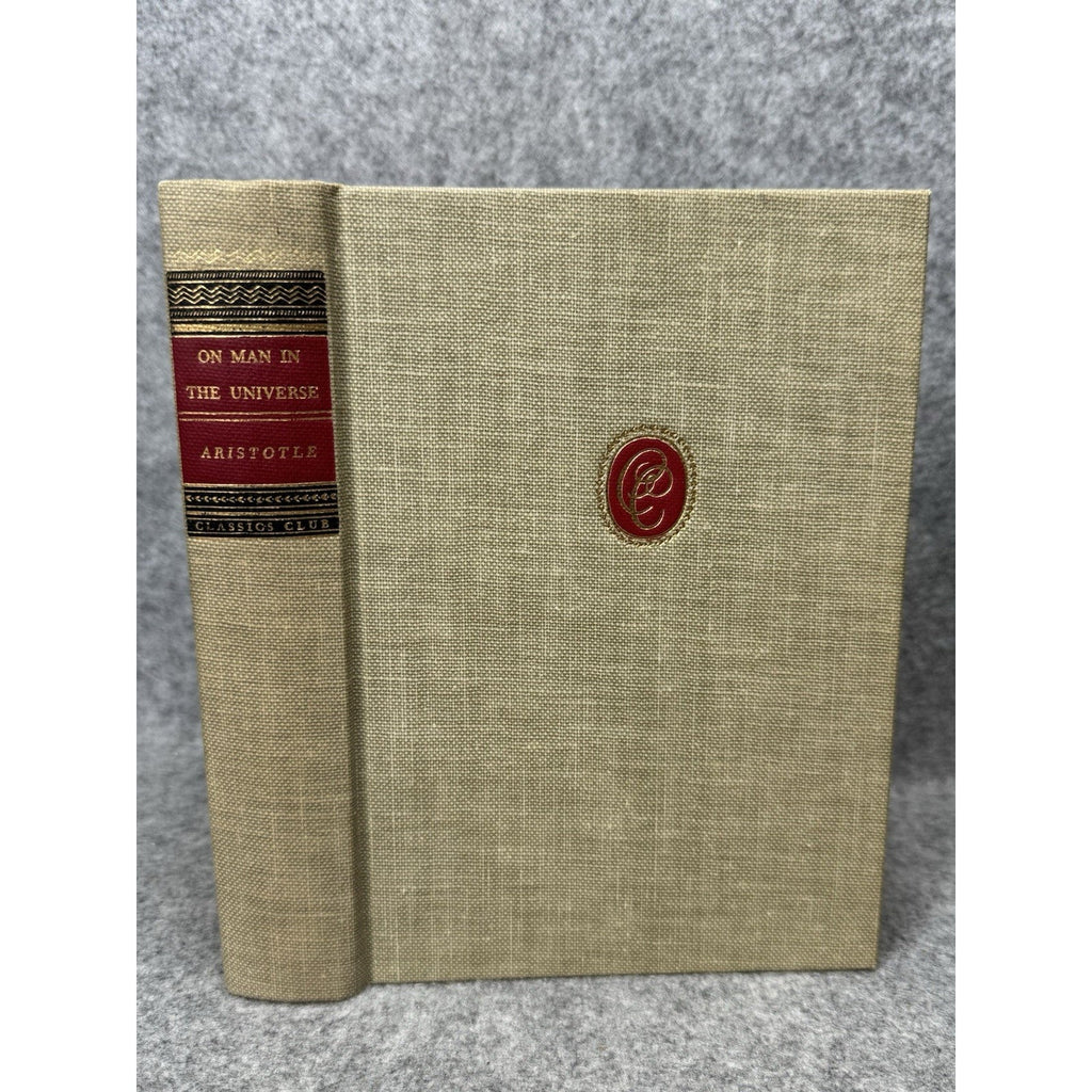 1943 Aristotle On Man in the Universe Classics Club Philosophy Ethics Politics