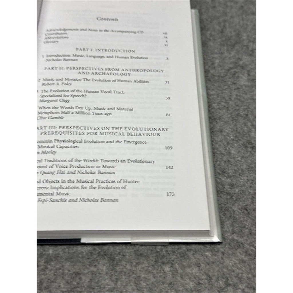 Music, Language, and Human Evolution by Nicholas Bannan (2012, Hardcover)