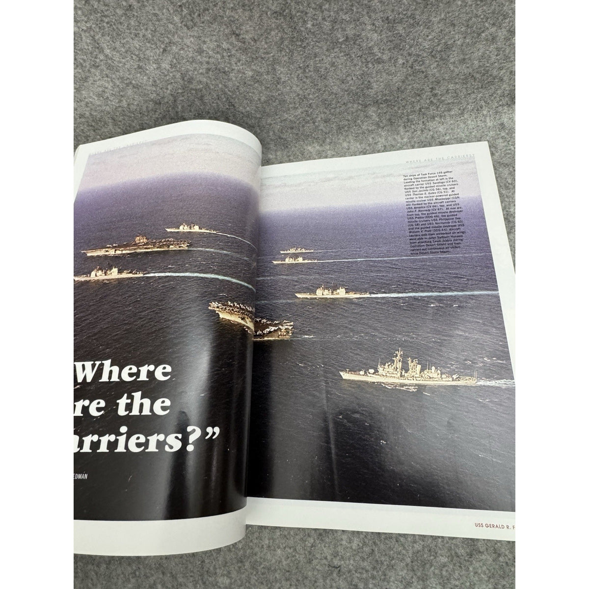 Integrity at the Helm USS Gerald R. Ford CVN-78 2013 Commemorative Program