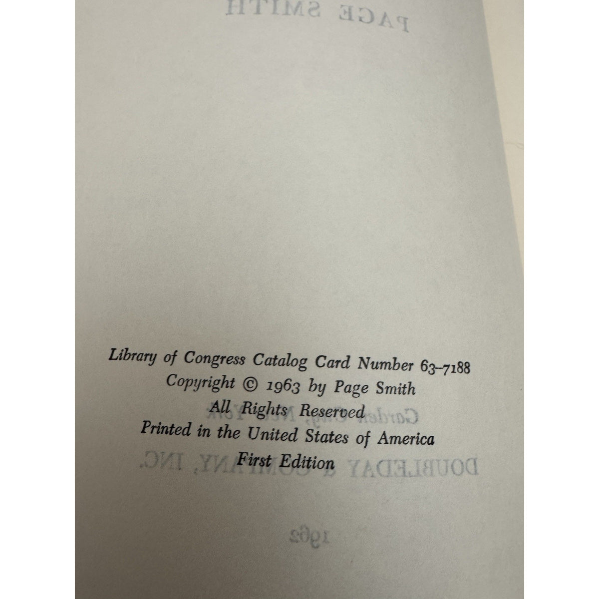 1963 John Adams Vol II 1784-1826 Page Smith 1st Edition HC