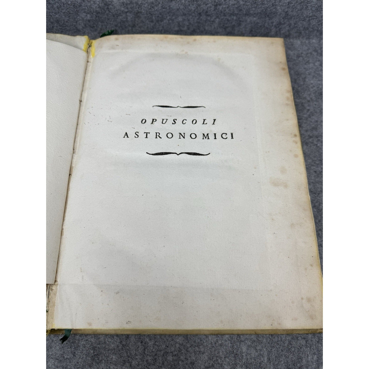 1806 Opuscoli Astronomici Calandrelli Vega Parallax Vellum Engraved Plates