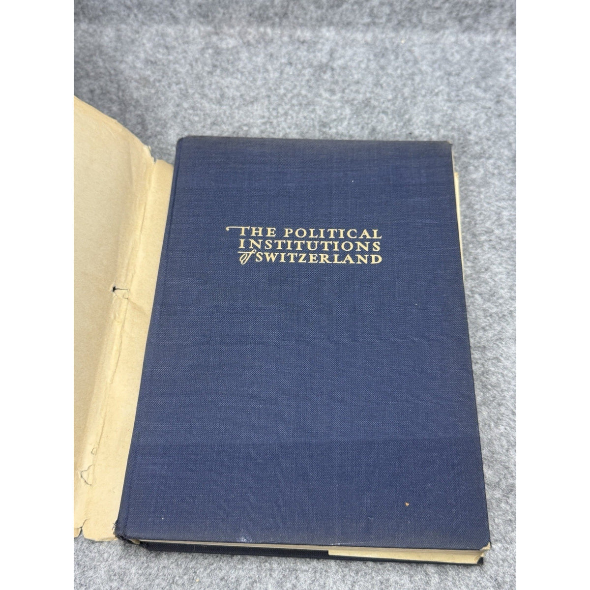 The Political Institutions of Switzerland George Sauser-Hall 1946 Hardcover