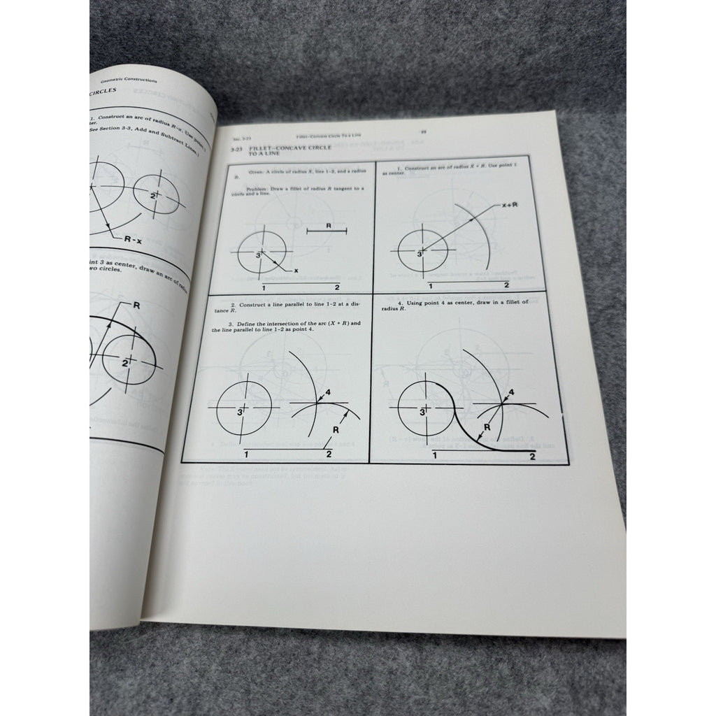 1984 US Army FM 5-553 General Drafting Field Manual Technical Drawing