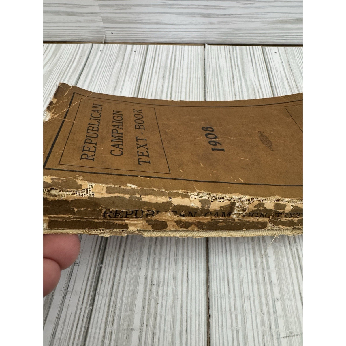 1908 Republican Campaign Text Book Taft Political Antique