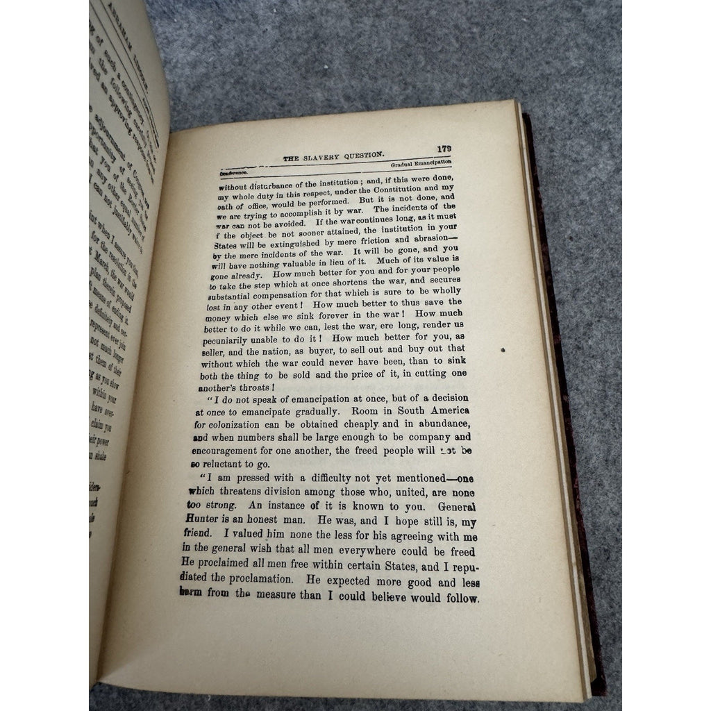 1901 Life of Abraham Lincoln Frank Crosby Collier Universal Literature HC