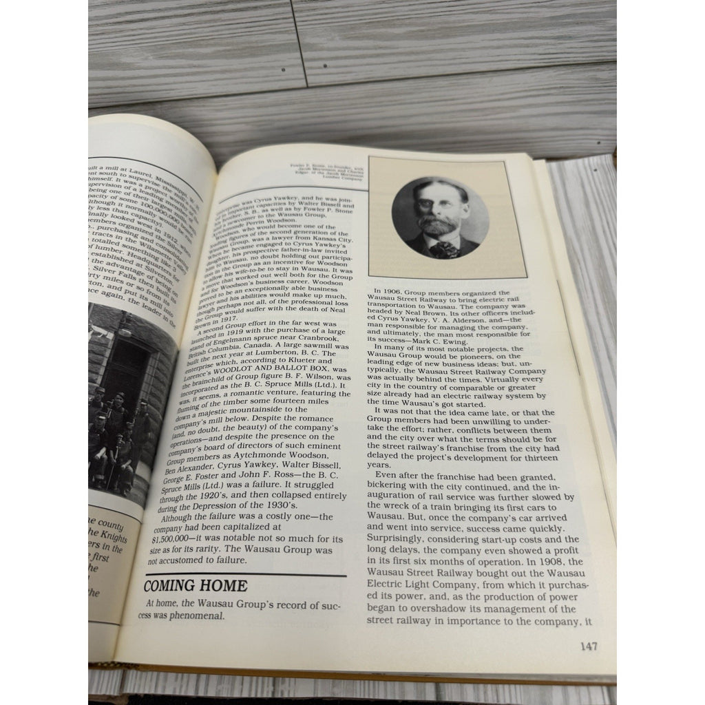 Wisconsin Heartland Story of Wausau Marathon County Kronenwetter HC 1984