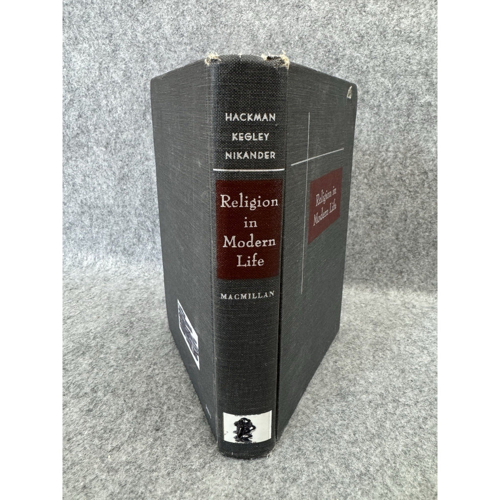 Religion in Modern Life 1964 Hackman Kegley Nikander HC Macmillan