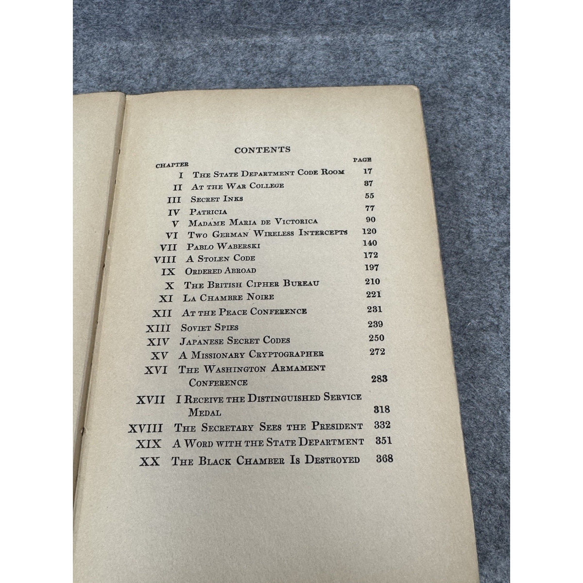 Rare 1931 American Black Chamber Yardley 1st Ed Cryptography Espionage Spy
