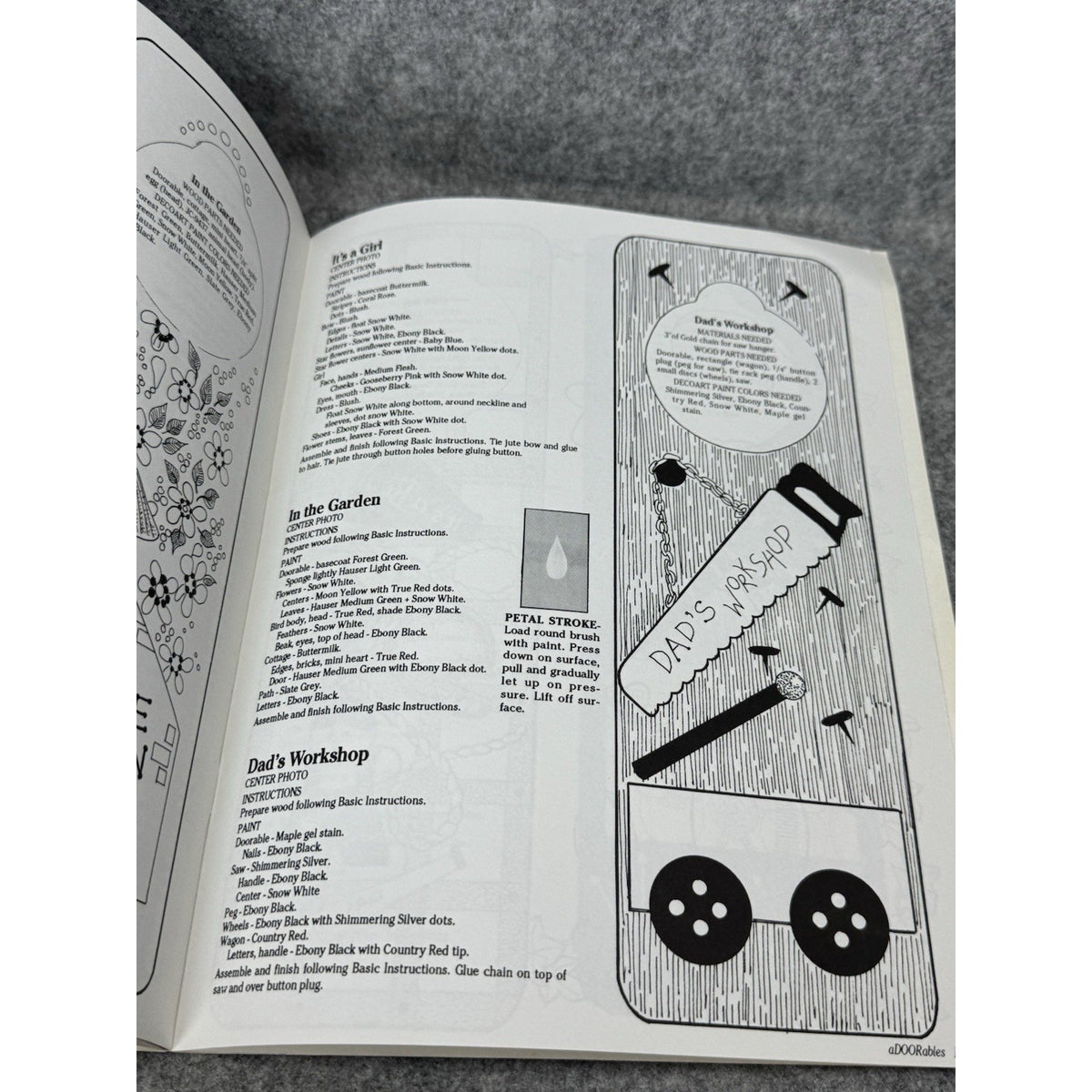 aDOORables Julie McGuffee 1994 Door Hanger Painting Patterns 24 Designs