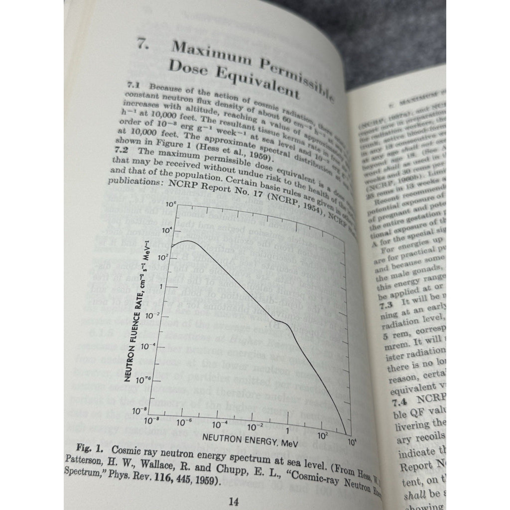 1971 Protection Against Neutron Radiation NCRP Report No. 38 Nuclear Physics