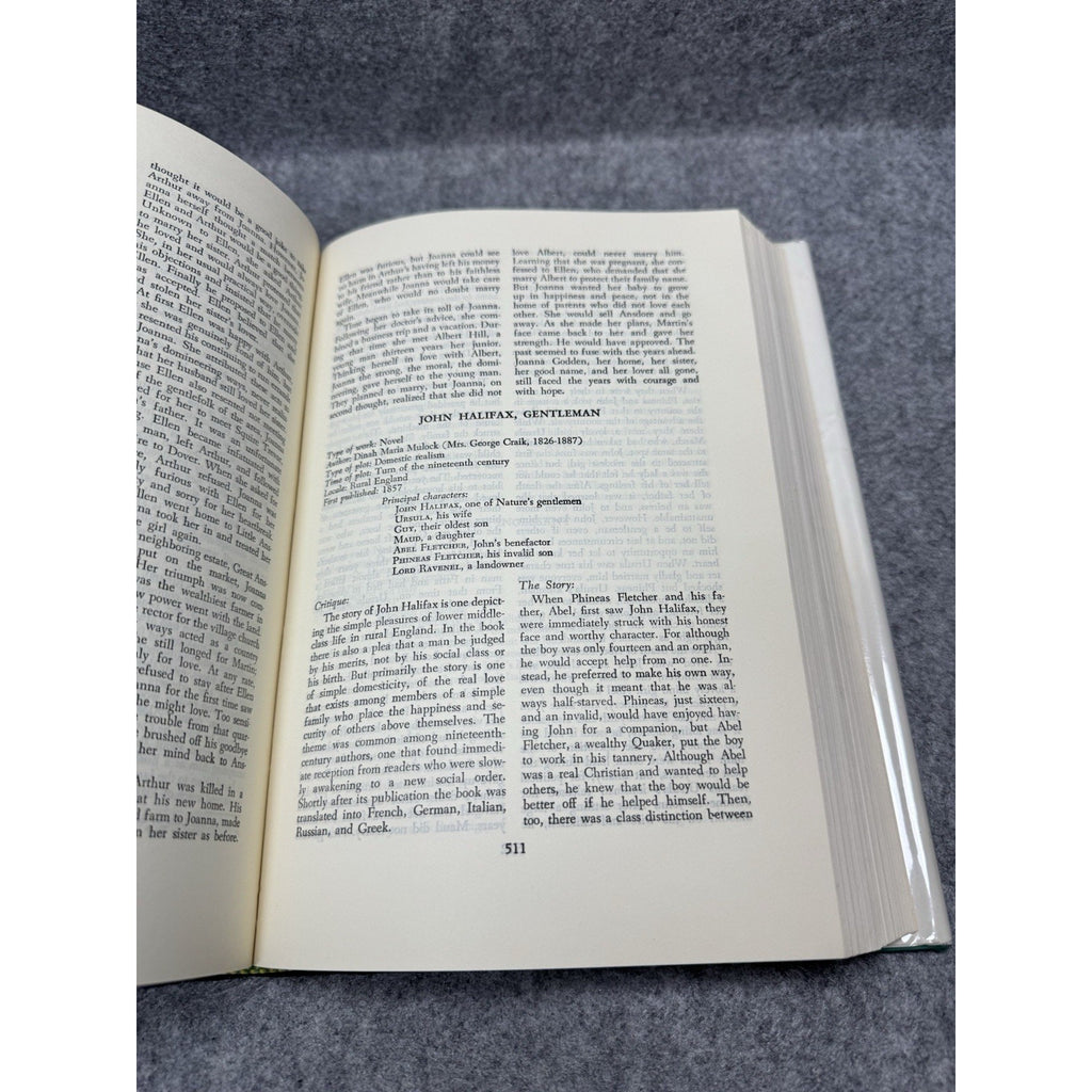 Masterpieces World Literature Digest Frank Magill 500 Plot Summaries HC DJ
